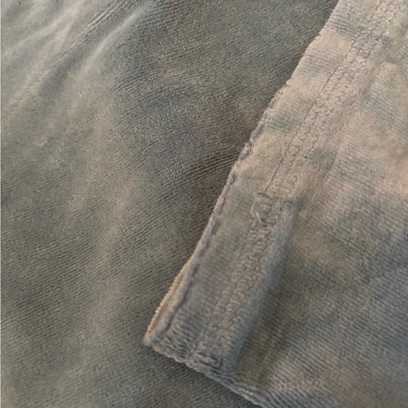 Juicy Couture dark teal wide-leg velour track pants - Picture 6 of 6